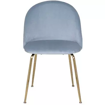 Обеденный стул Garda Decor 30C-301-1G LBL (Золото/Голубой)