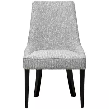 Обеденный стул Garda Decor ELEGANTE-3K-Santo1400-SVSER (Черный/Серый)