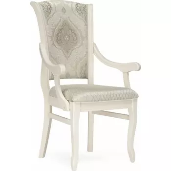 Обеденный стул Линет Woodville (Массив дерева,Ткань/Бежевый) арт.615253