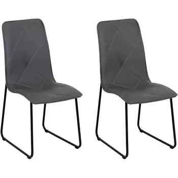 Обеденный стул Marco ОГОГО Обстановочка! (Металл,Экокожа/Серый) арт.914815