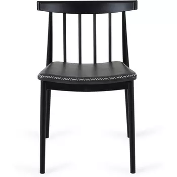 Обеденный стул Morris ОГОГО Обстановочка! (Пластик,Экокожа/Темно-серый) арт.926827