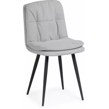 Обеденный стул Notta Майк светло-серый / черный арт.612665