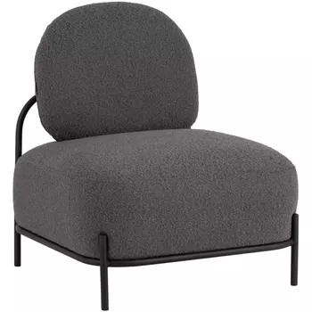 Кресло Stool Group Стоун ткань букле тёмно-серый УТ000036911