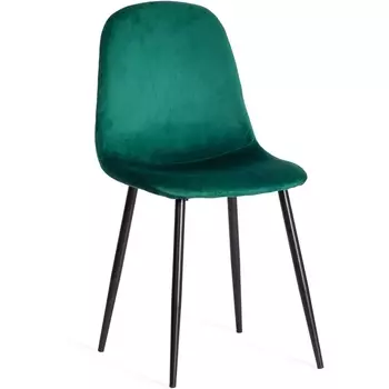 Обеденный стул Tetchair BREEZE (Вельвет,Металл/Зеленый,Черный)