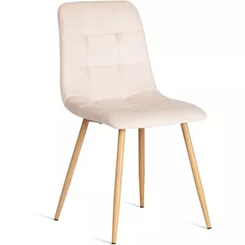 Обеденный стул Tetchair CHILLY (Вельвет,Металл/Бежевый)