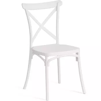 Обеденный стул Tetchair CROSS (Пластик/Белый) 19695