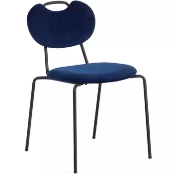 Обеденный стул Tetchair DANTON (Металл,Ткань/Синий)