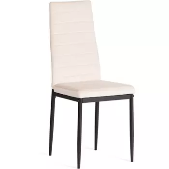 Обеденный стул Tetchair Easy (Металл,Вельвет/Бежевый,Черный )
