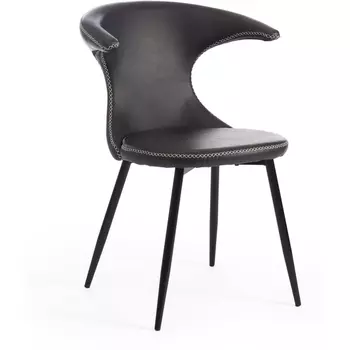 Обеденный стул Tetchair FLAIR (Экокожа,Металл/Серый)