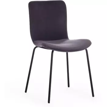 Обеденный стул Tetchair GILLIAN (Металл,Вельвет/Серый,Черный)