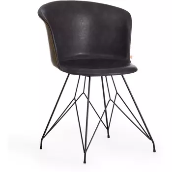 Обеденный стул Tetchair KRANZ (Экокожа,Пластик /Серый)