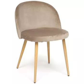 Обеденный стул Tetchair MELODY (Металл,Вельвет/Натуральное дерево) 12665