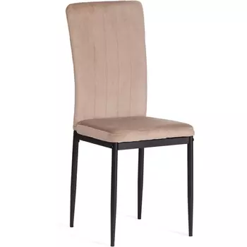 Обеденный стул Tetchair VERTER (Металл,Вельвет/Бежевый)