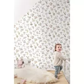 Обои виниловые Grandeco Jack'n Rose II LL3106 10,05 x 0,53 м (Grandeco)