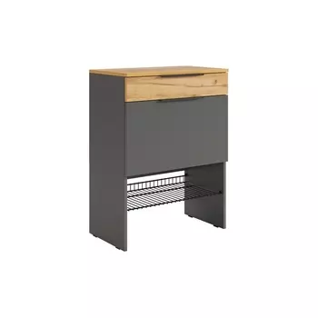 Обувница Баско Mebelson (ЛДСП/Графит,Дуб золотой) арт.173780,3319