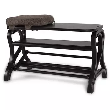 Обувница Диана венге/ткань от фабрики Mebelik