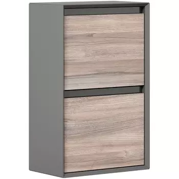 Обувница Флекс, Оникс Серый/Белый/Вяз дымчатый, 101666 Любимый дом