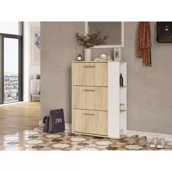 Обувница Эдеа-1 (Эдеа-1 сонома / белый) Woodville арт.563550