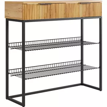 Обувница Классная 1 Mebelson (ЛДСП,Металл/Дуб золотой,Черный) арт.172188,3325