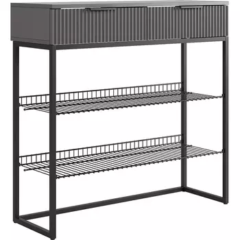 Обувница Классная 1 Mebelson (ЛДСП,Металл/Графит,Черный) арт.172188,3324