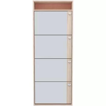 Обувница Leset Эдит 4S (ЛДСП,Зеркало) Leset арт.2500000205095