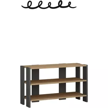 Обувница с вешалкой для одежды TONO SHOE RACK-HANGER (Дерево) LEVE