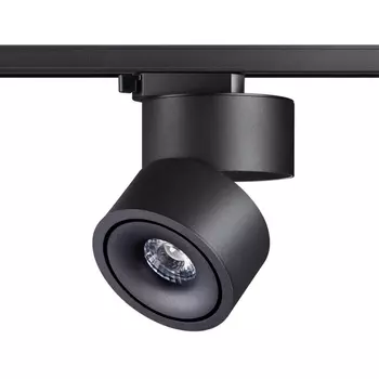 Cветильник светодиодный трековый однофазный трехжильный IP20 15W 4000K 1300Лм 100-265V NT21 093 черный Novotech Groda 358777