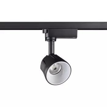 Светильник трековый однофазный трехжильный IP20 4000K 10W 100-265V KNOF NT21 094 черный/белый Novotech PORT 358710