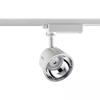 Светильник трековый однофазный трехжильный IP20 4000K 20W 100-265V KNOF NT21 094 белый/хром Novotech PORT 358721