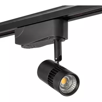 Однофазный трековый светильник светодиодный 220V AM Group TRACK AM229-5W BK 4000K