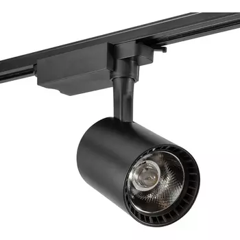 Однофазный трековый светильник светодиодный 220V AM Group TRACK AM182-BK 3000K