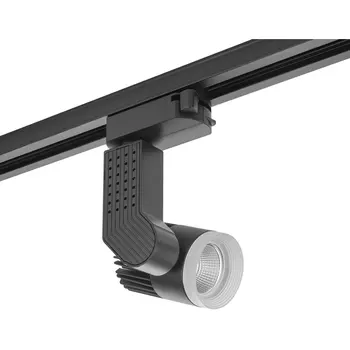 Однофазный трековый светильник светодиодный 220V AM Group TRACK AM332 7W BK 3000K