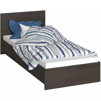 Односпальная кровать Woodville Адайн 80х200 венге / венге 507384