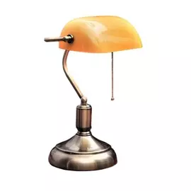 Офисная настольная лампа с выключателем Banker LDT 305 YL (Lumina Deco)