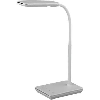 Офисная настольная лампа светодиодная с диммером и выключателем регулировкой цветовой температуры яркости ЭРА NLED-464-7W-W