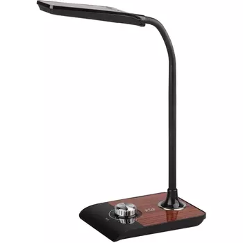 Настольная лампа для школьника светодиодная с диммером и выключателем регулировкой цветовой температуры яркости ЭРА NLED-473-10W-BK