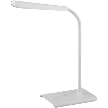 Настольная лампа для школьника светодиодная с диммером и выключателем регулировкой яркости беспроводным ЗУ ЭРА NLED-474-10W-W