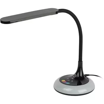 Офисная настольная лампа светодиодная с регулировкой цветовой температуры яркости и ночным режимом ЭРА NLED-481-10W-BK