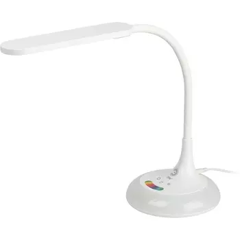 Офисная настольная лампа светодиодная с регулировкой цветовой температуры яркости и ночным режимом ЭРА NLED-481-10W-W