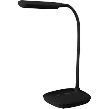 Офисная настольная лампа светодиодная с выключателем ЭРА NLED-480-6W-BK