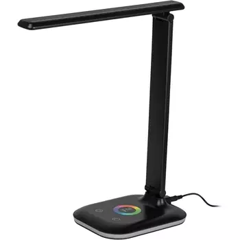 Офисная настольная лампа светодиодная складываемая с регулировкой цветовой температуры яркости и ночным режимом ЭРА NLED-502-11W-BK