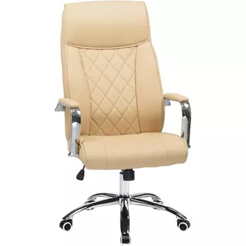 Офисное кресло для руководителей (бежевый) Dobrin 110B-LMR HARRY HARRY, цвет бежевый