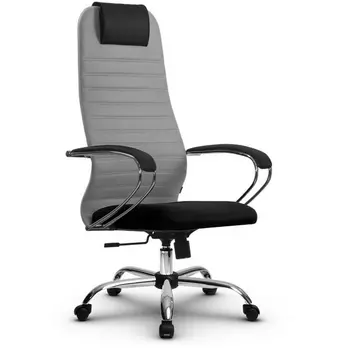 Офисное кресло Метта SU-B-10/подл.131/осн.003 Светло-серый МЕТТА