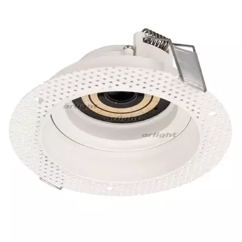 Корпус PLURIO-BASE-BUILT-TRIMLESS-R120 (WH, 1-2, 200mA) (IP20 Металл) Arlight PLURIO-BASE-BUILT-TRIMLESS 030271