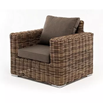 "Палермо" кресло из искусственного ротанга, цвет соломенный 4SIS арт.УТ-00006739