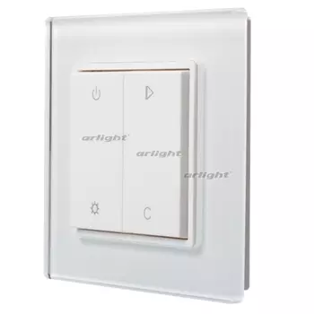 Панель Knob SR-2833RGB-RF-UP White (3V,RGBW,1зона) (Arlight, IP20 Пластик, 3 года) 017740