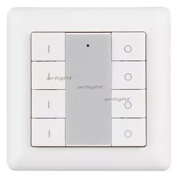 Панель Knob SR-2853K8-RF-UP White (3V, DIM, 4 зоны) (Arlight, IP20 Пластик, 3 года) 021460