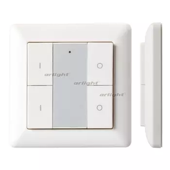Панель Knob SR-KN9550K4-UP White (KNX, DIM) (Arlight, IP20 Пластик, 3 года) 021369