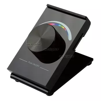 Панель Rotary SR-2836D-RGB-RF-UP Black (3V, RGB) (IP20 Пластик) 019571 (Arlight)