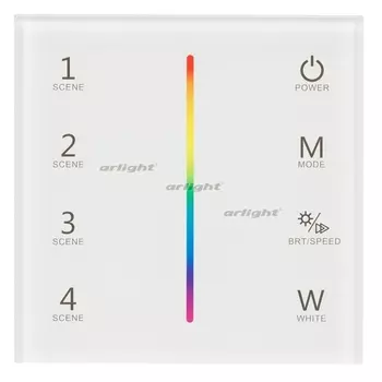 Панель Sens SMART-P22-RGBW White (12-24V, 4x3A, 2.4G) (Arlight, IP20 Пластик, 5 лет) 025168